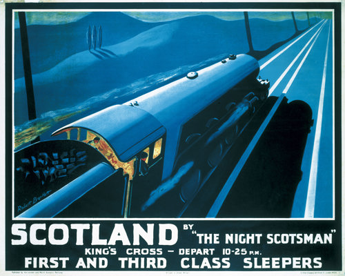 Old poster for The Night Scotsman