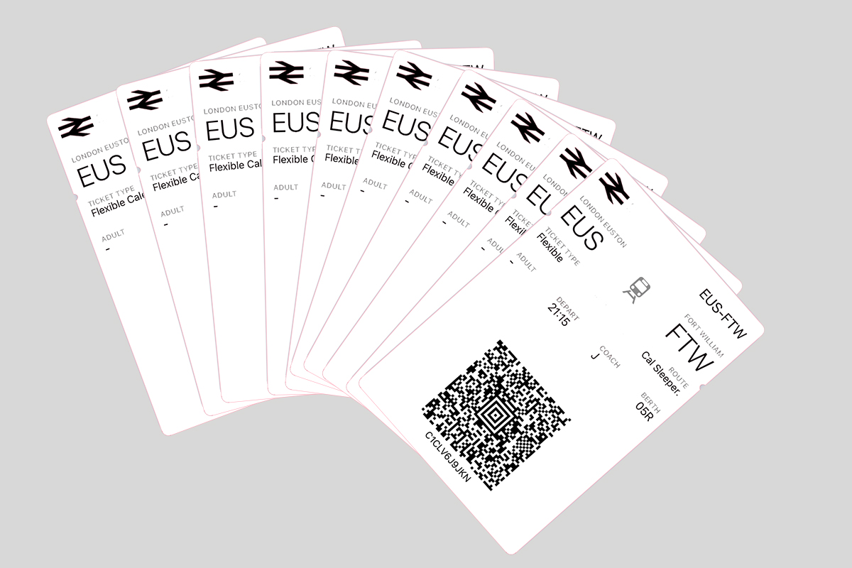 Caledonian Sleeper tickets