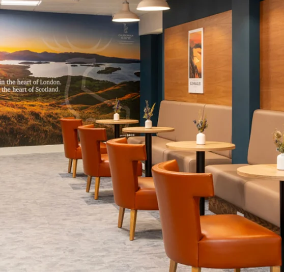 Caledonian Sleeper Euston Guest Lounge